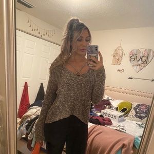 Express Sweater Criss Cross Front